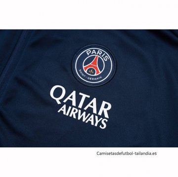 Chandal de Chaqueta del Paris Saint-Germain Nino 2025-2026 Azul Rojo